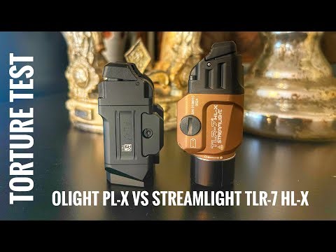 Torture Test : OLIGHT PL-X VALKYRIE vs STREAMLIGHT TLR-7 HL-X / ONE FAILS! ❌