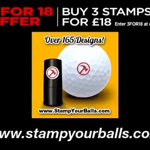#golf #pgachampionship is back #stampyourballs never play the wrong #golfball again One simple dab and done,180 designs,the original #golfballstamper,offer time use code in video | stampyourballs.com