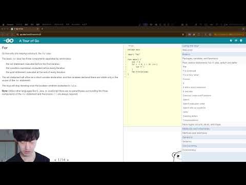 Goのチュートリアル【A Tour of Go】実況プレイ
