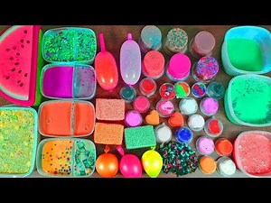 Slime Smoothie Mixing Old Slime and Stuff #slimevideos #slimeasmr #slimemixing