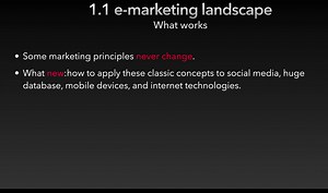 e-marketing's landscape