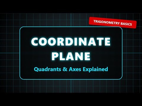 The Coordinate Plane Explained: Axes, Quadrants, and Signs