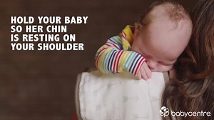 Burping your baby during and after a feed can help them to stay comfortable. | BabyCentre