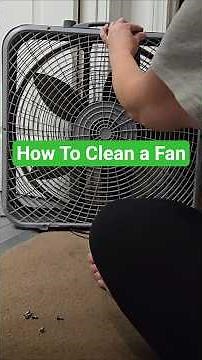 How to clean a box Fan, revive back to new. #howtocleanhouse #Fan #cleaning #clean #springcleaning