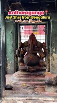 1000+ Year Old Mysterious Shiva Temple 😱 Only 70 KM from Bangalore #antharagange #shiva #kolar
