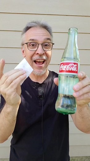 A #magictrick tutorial you can do at home #scienceismagic #magician #scienceathome #cokecola #magic