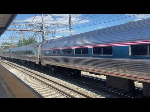 AMTK 603 Leads AMTK 161 to Washington DC with 2 Phase VII Amfleet Cars