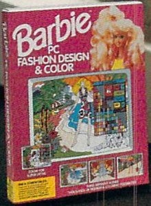 Barbie PC Fashion Designer and Color (1991) Pc dos gameplay