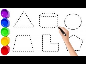 2D Shapes Learning Adventure: Colors and Drawing for Toddlers