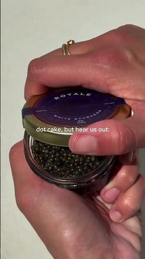#dotcake but with caviar
