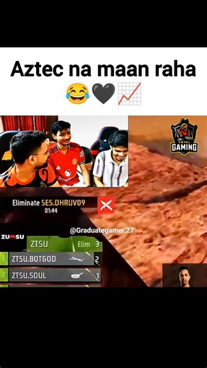 Aztec na mane dost🖤😂📈#freefire #aztec #fozyajay #totalgaming #iqootg #s8ulelite #funny #ffmic