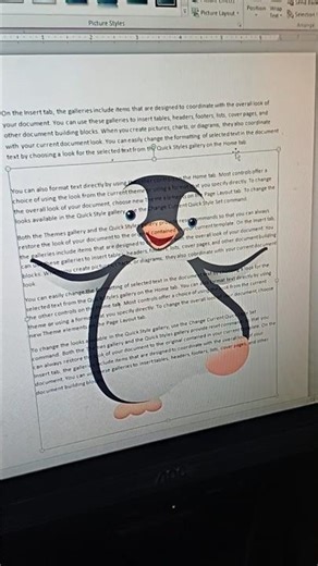 MS Word मे किसी picture को text word के पीछे set करना #words#computer #course #excel #exceltips