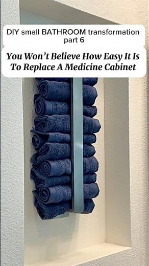 You won’t believe how easy it is to replace a medicine cabinet