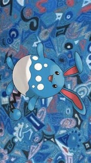 "Abigail" - Azumarill Pokemon Color Palette Inspired Abstract Drawing Timelapse