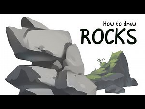 Paint ROCKs Like a PRO | How to Draw Rocks | Digital Art Lesson & Step-by-Step