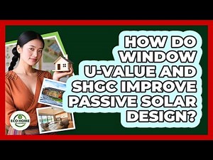 How Do Window U-value And SHGC Improve Passive Solar Design? - Eco Home Blueprint