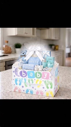 Simple Box to Stunning Care Package! 💛 Baby Boy Gift Idea