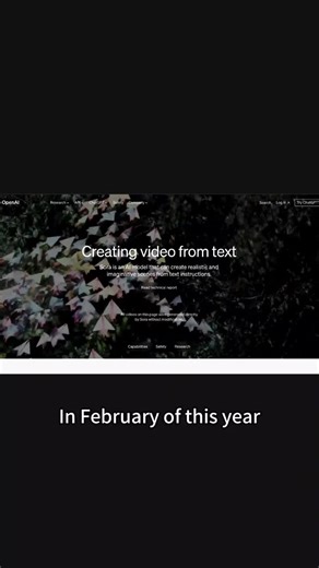 a new text-to-video AI model developed by OpenAI #openai #sora #technology #texttovideo #aimodel