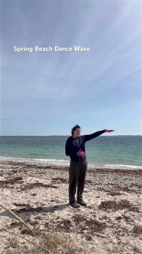 Spring Beach Dance Wave #beach #waves #peace