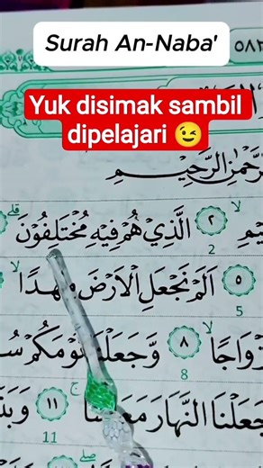 Belajar memperbaiki bacaan😊