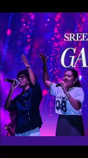 sreerag and arya dhayaal kidilan performance #sreeragstarsinger #aryadhayal #shortfeed #mohanlal