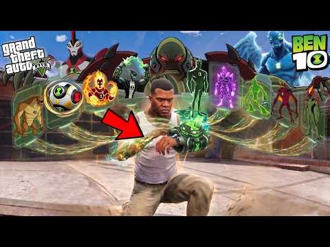 Franklin⚡Upgrade Ben10 Powerful Alien Suits Watch Upgrade🔥In GTA 5 Telugu