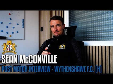 Clitheroe 4-2 Wythenshawe F.C. | Sean McConville Post Match Interview