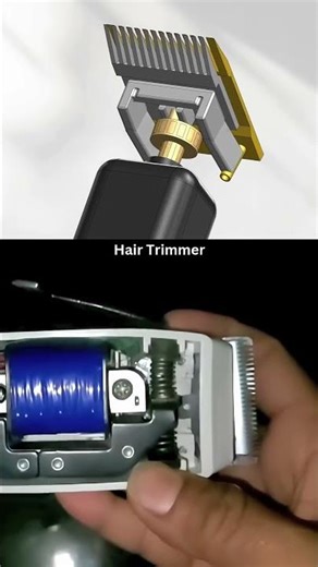 How Does a Hair Trimmer Work? #caddesign #prototype #3dvisual #mechanicalengineerinterview #machine