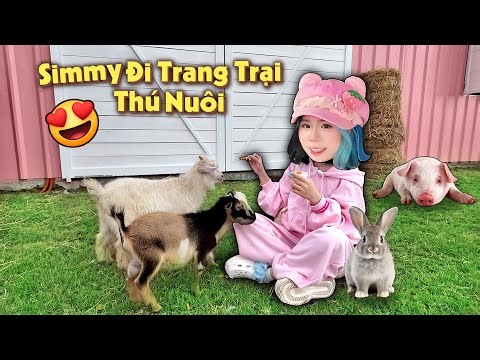Simmy Goes to a Real-Life Animal Farm 😍 (So Much Fun)