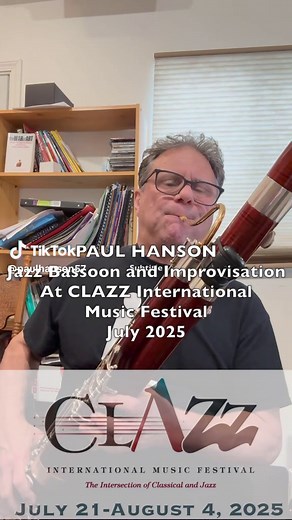 I’ll be teaching at the Clazz International Music Festival in Arcidosso, Tuscany, Italy this summer as we are looking for bassoon players to audition and apply. Go to www.class music festival.com for more information