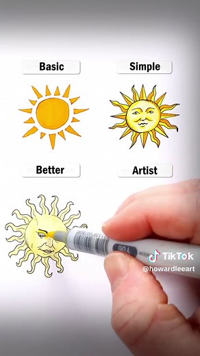 Easy Sun and Moon Drawing Tutorial