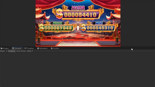 unity 滚动数字（数字同时停止）