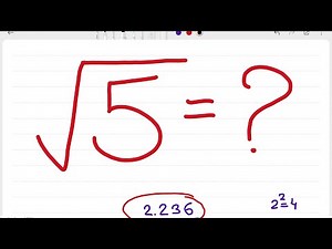 √5 find the square root of 5 | How to Find Square Root by Long Division Method | Easy Maths Trick