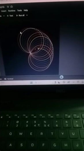 Flower Design using python #coding #trendingreels