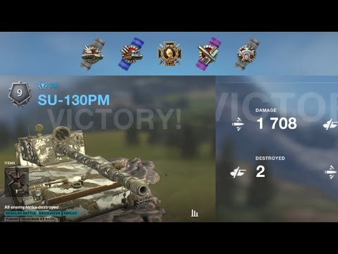 SU-130PM 🤩 WoT Blitz 😅 21