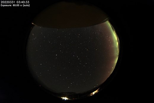 Last night, Glacier's Night Sky Webcam caught the northern lights on full display across the park's starry night sky! ✨ 🔭 Every night, the cam at Dusty Star Observatory takes images every few minutes and merges them into a video. Check out all the park's webcams at the link below! https://www.nps.gov/glac/learn/photosmultimedia/webcams.htm | Glacier National Park Conservancy