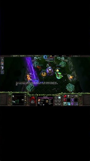 Maiev, Anyndra, Sereia and Akama vs Teron Gorefiend (Mini Boss Part 1) #warcraft3 #warcraft