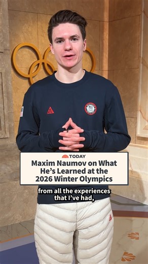 TODAY | Team USA figure skater Maxim Naumov reflects on the lessons he's learned leading up to the 2026 Winter Olympics. #WinterOlympics #TODAYShow | Instagram