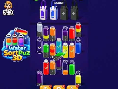 Water SortPuz 3D Level 125 Walkthrough