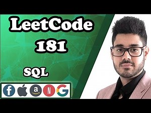 Leetcode 181 | FAANG SQL Self Join Interview Question