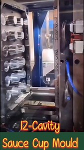 13K views · 105 reactions | Disposable Sauce Cup 12-Cavity Mould with high speed injection molding machine+robot Total includes -High speed injection molding machine 160T -Sauce cup mould 12-cavity -Robot arm -Water chiller -Auto loader -Plastic crusher Feel free to contact us for project consultation and guidance. #saucecup #disposablepackaging #highspeedinjectionmolding #businessideas | HassanPlas | Facebook