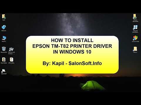 How To Install/Setup EPSON TM-T82 Thermal POS Printer on Windows 10