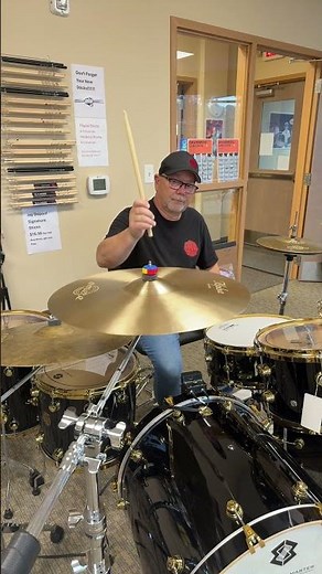 👀 The Omete 18" Alpha Series Crash Cymbal ! #rldrums #ometecymbals #PassionforPercussion #Nextlevel