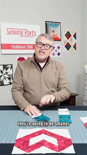 Love is in pre-production over here. 💘 Bob’s new “Heartbeat Hearts” quilt block is the perfect way to start stitching for Valentine’s Day a little early, so you are not racing the clock with a rotary cutter in one hand and chocolate in the other. Learn how to make this sweet, graphic heart block now and have your quilt, table runner, or wall hanging ready in plenty of time for gifting or keeping all to yourself. 🧵✨ Shop the Affinity Fabric Collection by Benartex here: https://www.sewingpartson