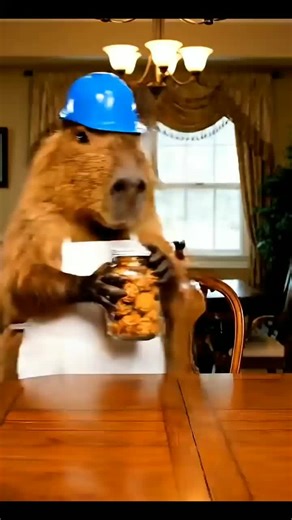 Cappybara fry chicken revenge #cappybara #comedy #lifehack #fyp #funny