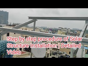 Solar Structure Installation Step by Step | Complete Guide | How to Install Solar Panel Structure