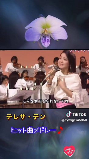 テレサ・テンの懐かしいヒット曲メドレー