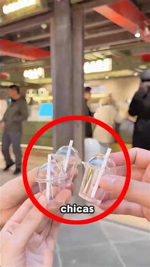 Ella pidió té con tapioca en el vaso más pequeño | #shortsvideo