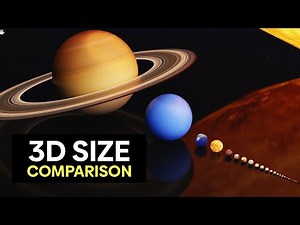 Solar System – 3D Size Comparison | 3D Animation!