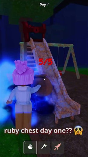 99 Nights in the Forest | ruby chest day one??😳